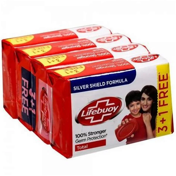 LIFEBUOY LIFEBUOY TOTAL SOAP 125X4+1 product image