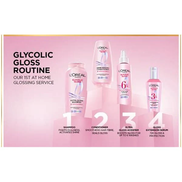 LOREAL LOREAL GLYCOLIC GLOS SHAMPOO 80ML product image