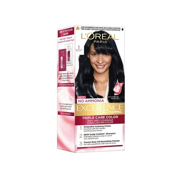 LOREAL LOREAL PARIS EXCELLENCE COLOUR 1 BLACK product image