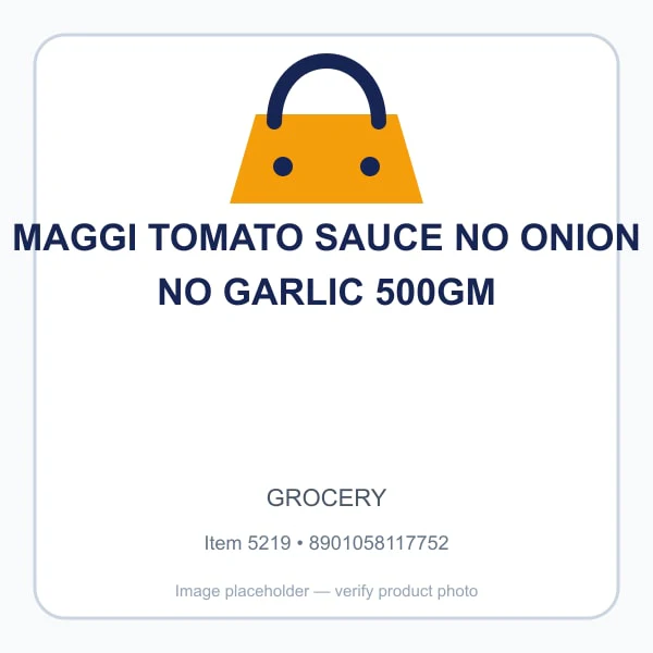 MAGGI MAGGI TOMATO SAUCE NO ONION NO GARLIC 500GM product image