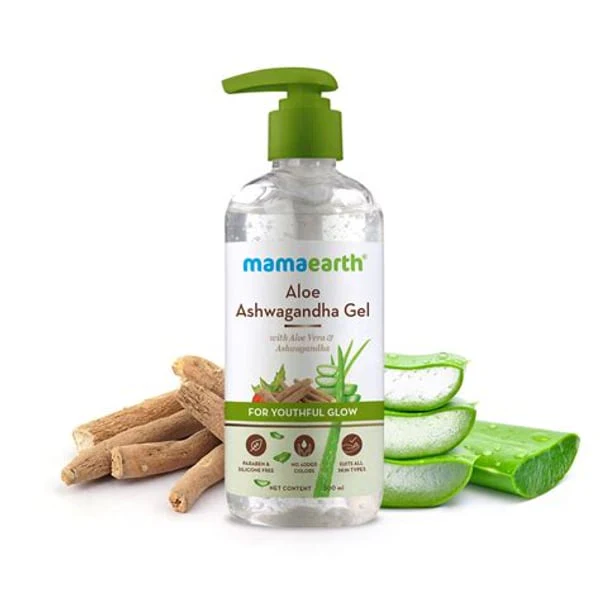 MAMAEARTH MAMAEARTH ALOE ASHWAGANDHA GEL 300ML product image