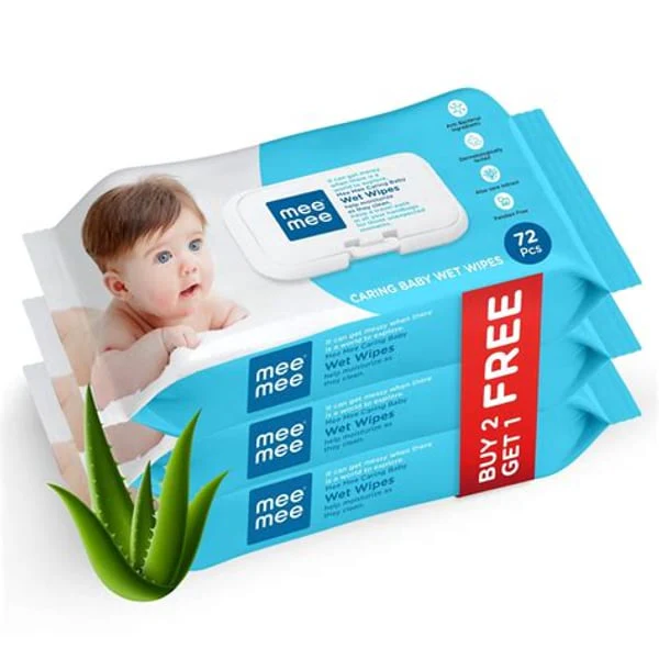 MEE MEE MEE MEE WET WIPES 72 SHEETS product image