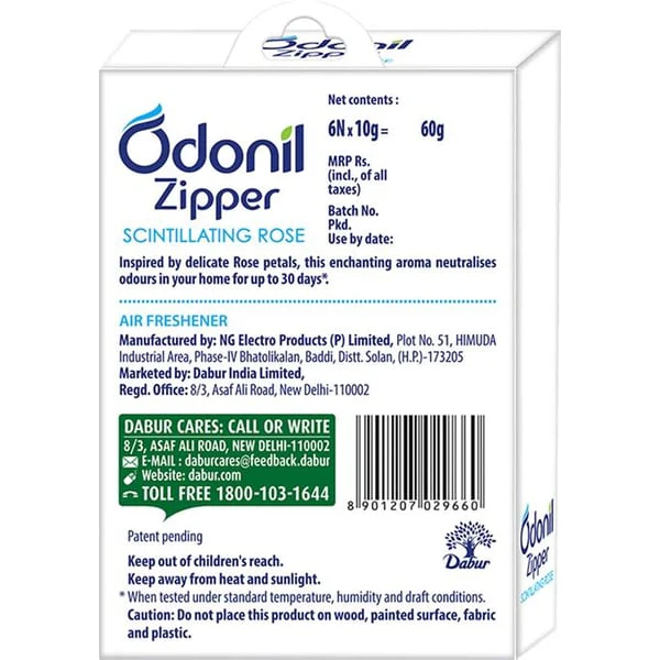 ODONIL ODONIL ZIPPER ROSE 10GM product image