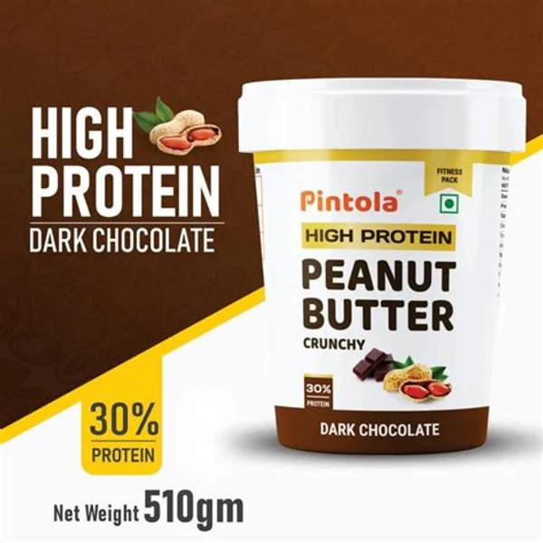 PINTOLA PINTOLA FITNESS PB CRUNCHY DARK CHOC 510 GM product image