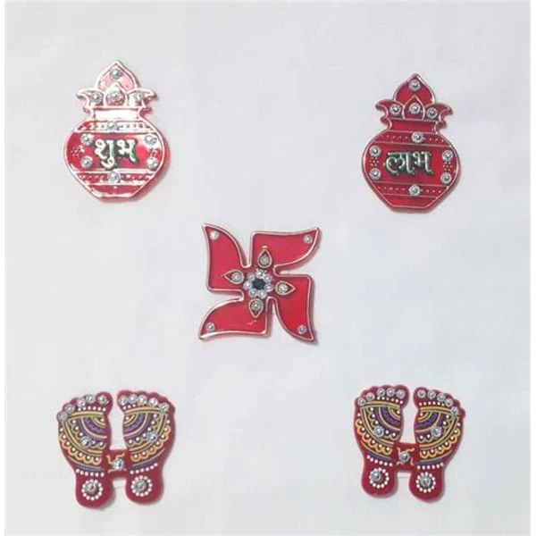 SHUBH SHUBH LABH CHARAN STICKER 5IN 1 product image