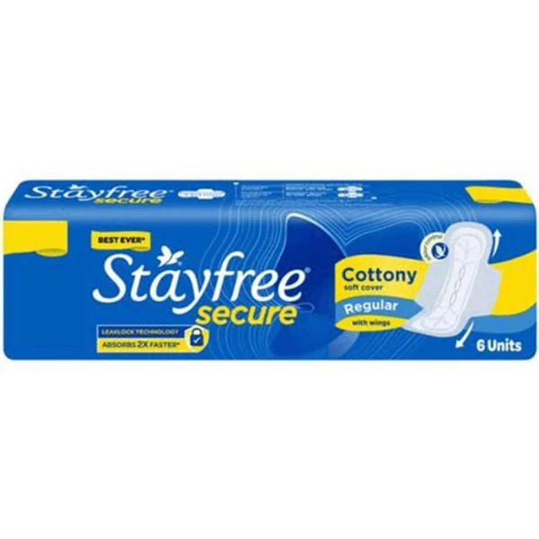 STAYFREE STAYFREE SECURE COTTONY SOFT COVER 6PADS product image
