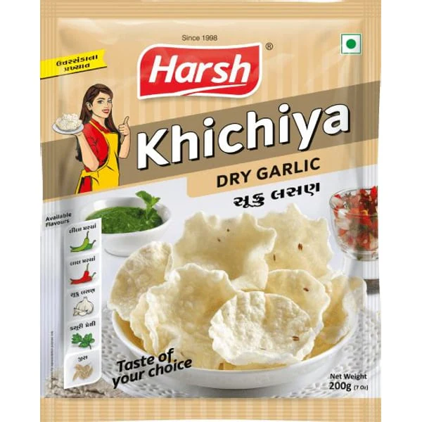 TALOD TALOD KHICHIYA PAPAD DRY GARLIC 200GM product image