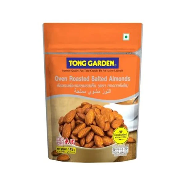 TONG TONG GARDEN ALMONDS SALTED 145GM product image