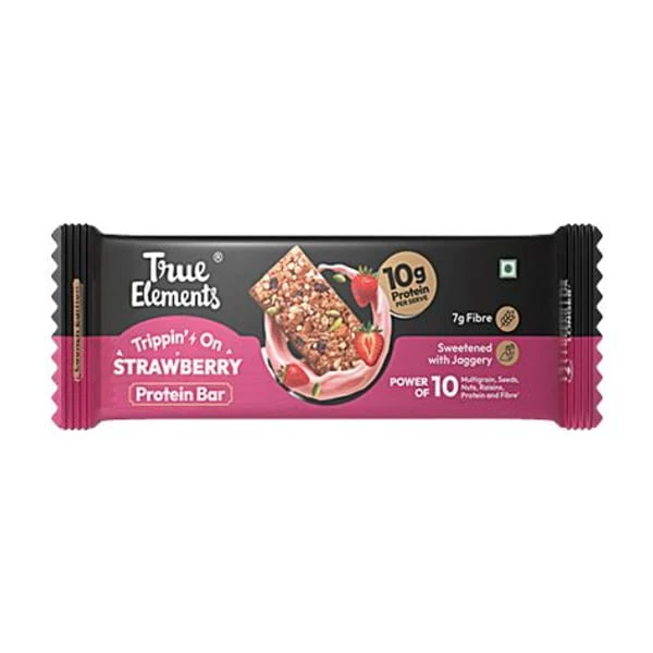 TRUE TRUE ELEMENTS PROTEIN BAR NUTS 10GM product image