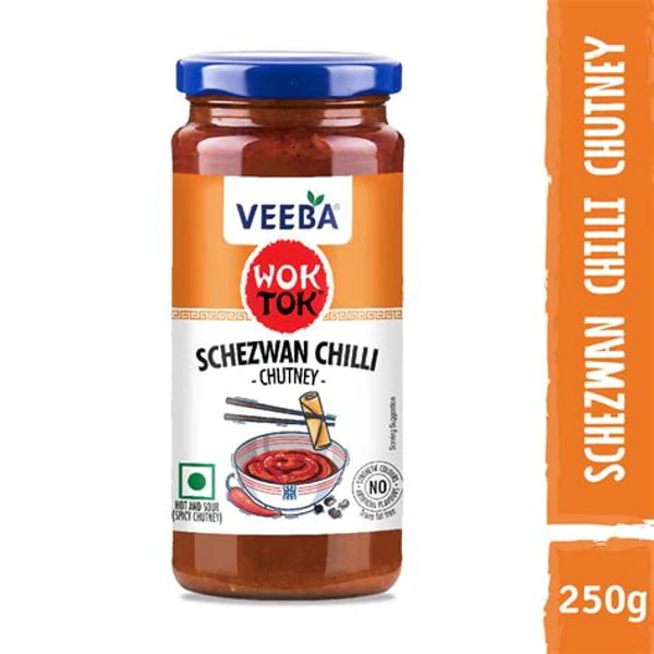 VEEBA VEEBA SCHEZWAN CHILLI CHUTNEY 250GM product image