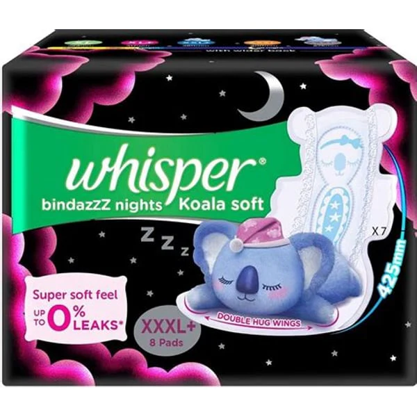 WHISPER WHISPER BINDAZZZ NIGHT XXXL 4PADS product image