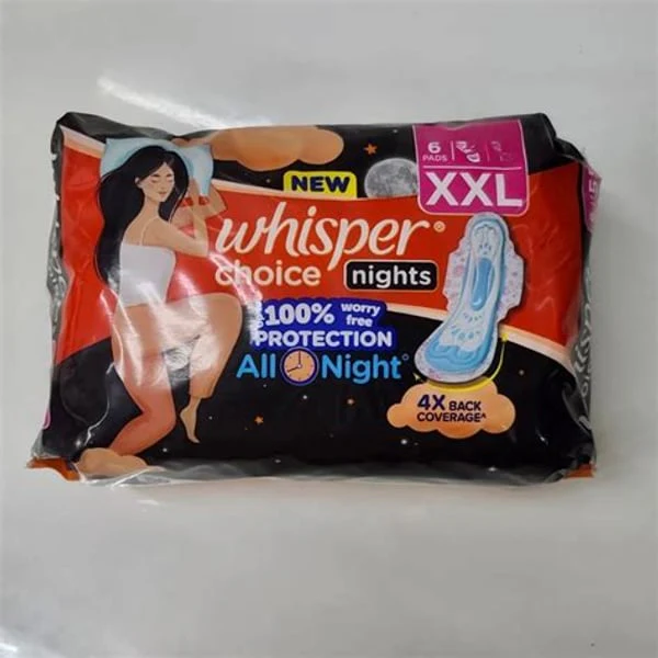 WHISPER WHISPER CHOICE ALL NIGHT XXL 6PADS product image