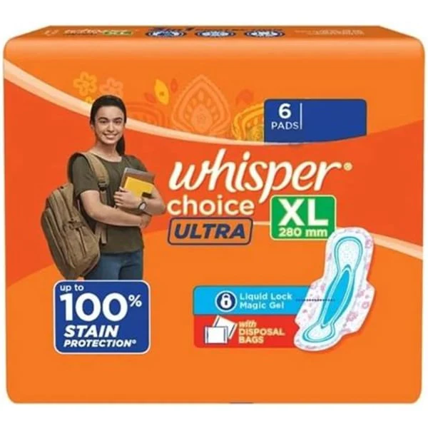 WHISPER WHISPER CHOICE ULTRA XL 6 PADS product image